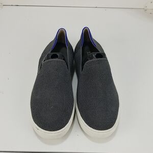 Rothy's Gray and White Slip-On Loafers